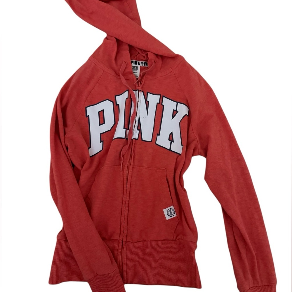 Pink Victoria's Secret Red Hoodie